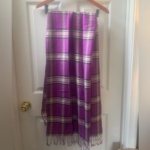 Plaid Scarf Pashima NWOT
